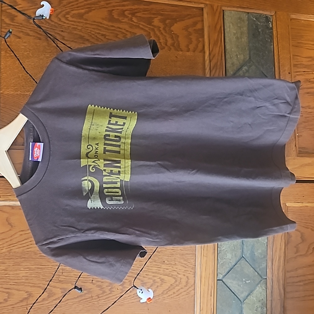 VTG Charlie and The Chocolate Factory Willy Wonka Golden Ticket T-shirt Adult M